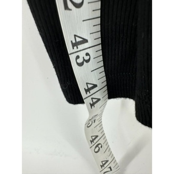 House Of Harlow 1960 Black Ribbed Knit Sleeveless Midi‎ Dress - Comfortable - Picture 7 of 8